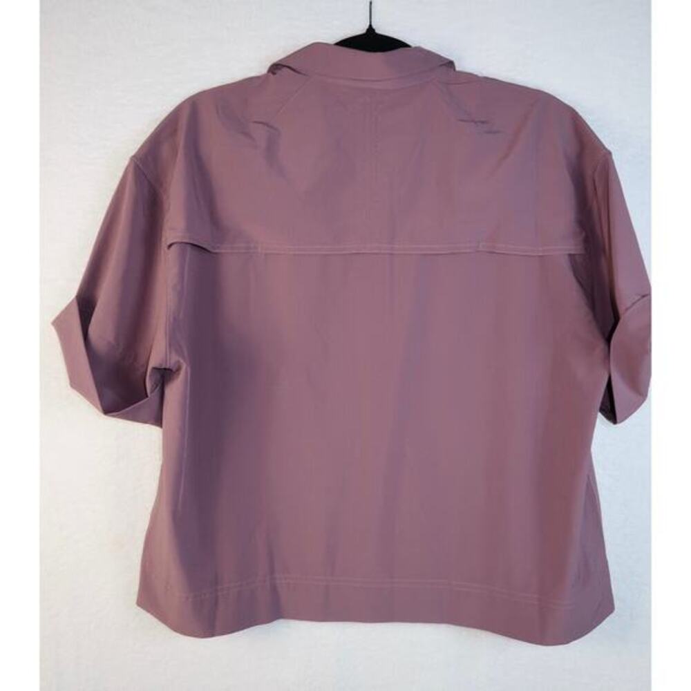 Athleta Hike Packable Top in Damask Mauve Cropped Size Small - Picture 4 of 4